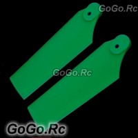 550 Tail Rotor Blade For Trex T-rex Helicopter fluorescent Green (RH55035-03)