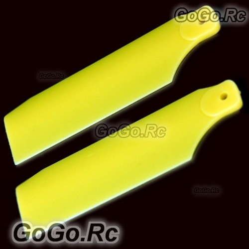 700 Tail Rotor Blade For Trex T-rex Helicopter Fluorescent Yellow (RH7057-02)