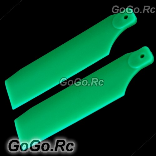 700 Tail Rotor Blade For Trex T-rex Helicopter Fluorescent Green (RH7057-04)