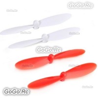 Hubsan X4 H107D FPV RC Quadcopter Part Blade Rotor Propeller Red White H107D-A06