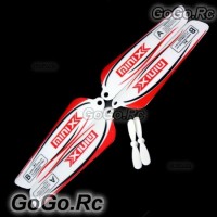 Main Blade Tail Blade for SH MiniX Helicopter 6025-01 - Red (MH015-RD)