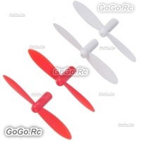 4 Pcs RC Quadcopter Rotor Blades Propeller RED For Q4 Nano Wltoys V272 H111 Cheerson CX10 CX11 395 - V272-01RD