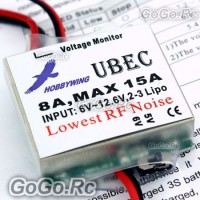 HOBBYWING UBEC-8A 15A Step-Down Voltage Regulator (HW8ABEC)