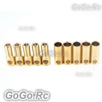 5mm Gold Bullet Connector for Battery Motor Esc x 5 Pairs For Rc (MH1158-59)