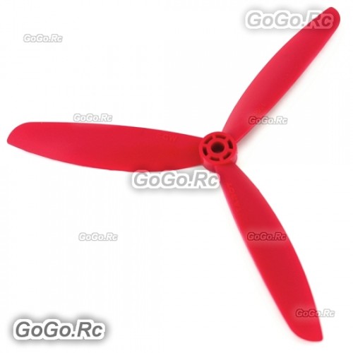 Tarot 6 inch 3-Blade Propeller Blade CW/CCW Red for 300 350 Mini Quadcopter TL300E11