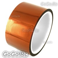 50mm X 30M No Adhesive Side Kapton Tape High Temperature Resistant Polyimide