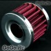 2 Pcs 15mm RED MINI AIR INTAKE CRANKCASE BREATHER FILTER VALVE COVER VENT