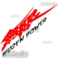 Mugen Power Sticker Decal JDM Racing Sport Red & Black 68mmx200mm - CSM012RB