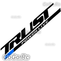 Trust Sticker Decal JDM Racing Race Car 38mmx200mm - CST001BB