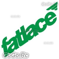 Fatlace Sticker Decal Emblem HellaFlush JDM Drift Green 52mmx200mm - CSF004GN