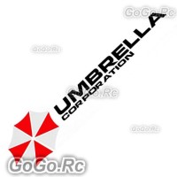 Umbrella Corporation Resident Evil Hive Decal Sticker 70mm x 250mm (CSU001BW)