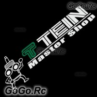 Tein Master Shop Sticker Decal Emblem Silver 95mmx250mm - CST002WG