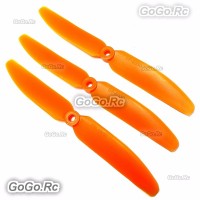 3 Pcs New EP-5030 Orange Color Airplane Propellers Prop For RC Plane