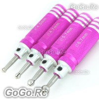 4 in 1 450 Ball Head Reamer Link Sizing Tool For Align Ball Links Pink (F002-PK)