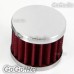 2 Pcs 18mm RED MINI AIR INTAKE CRANKCASE BREATHER FILTER VALVE COVER VENT