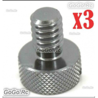 3 Pcs 1/4" camera screw for tripod and quick release plate (F038SI)