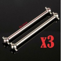 6 Pcs 08029 HSP Steel Front/Rear Dogbone 89.5mm Silver For 1/10 RC Car Parts