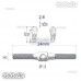 TAROT 24mm FBL Linkage Rod W/Reverse Screw Thread For Gaui X3 360 Helicopter TL3X012