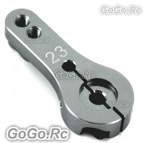 RC Steering Servo Half Arm 23T Big Torque Aluminum JR Silver (grey) - CR003GY